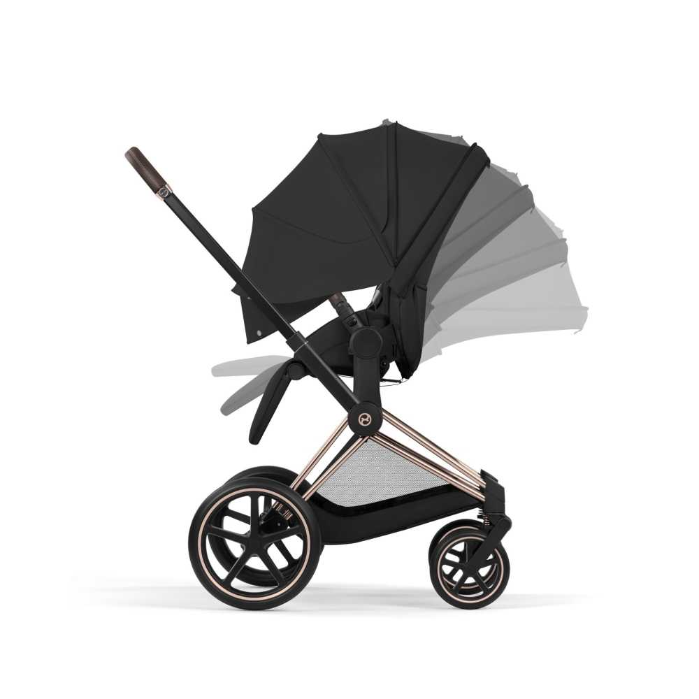 Universalus vežimėlis Cybex Priam Comfort 2in1, Sepia Black-Vaikiški vežimėliai, Universalūs vežimėliai-e-vaikas