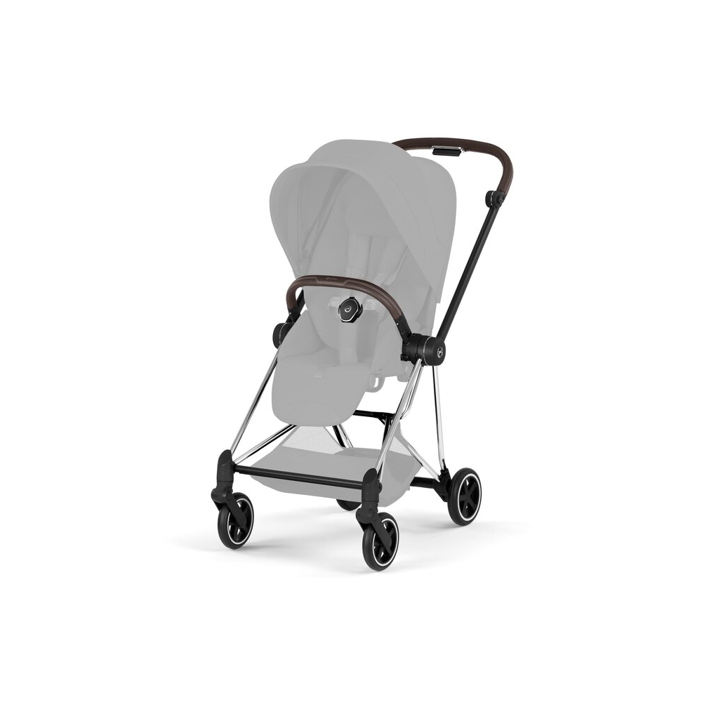 Vežimėlio važiuoklė Cybex MIOS Style rėmas su sėdynės rėmu, Chrome Brown-Vaikiški vežimėliai, Lopšiai ir rėmai-e-vaikas