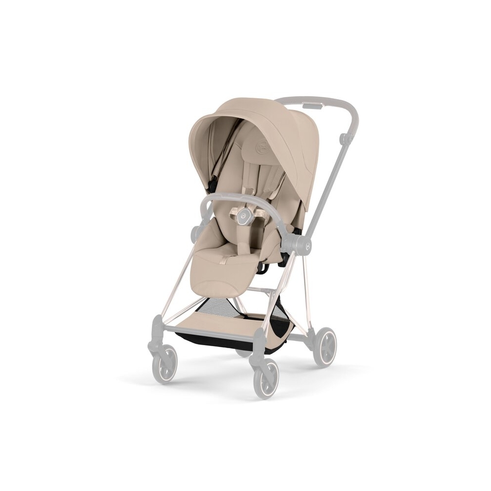 Sėdynės audinys Cybex MIOS Style, Cozy Beige-Vaikiški vežimėliai, Lopšiai ir rėmai-e-vaikas