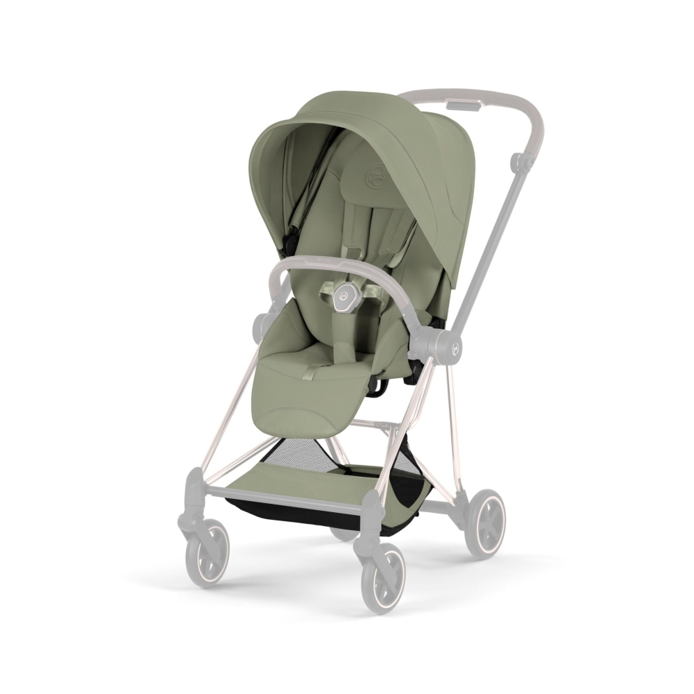 Sėdynės audinys Cybex MIOS Style, Sage Green-Vaikiški vežimėliai, Lopšiai ir rėmai-e-vaikas