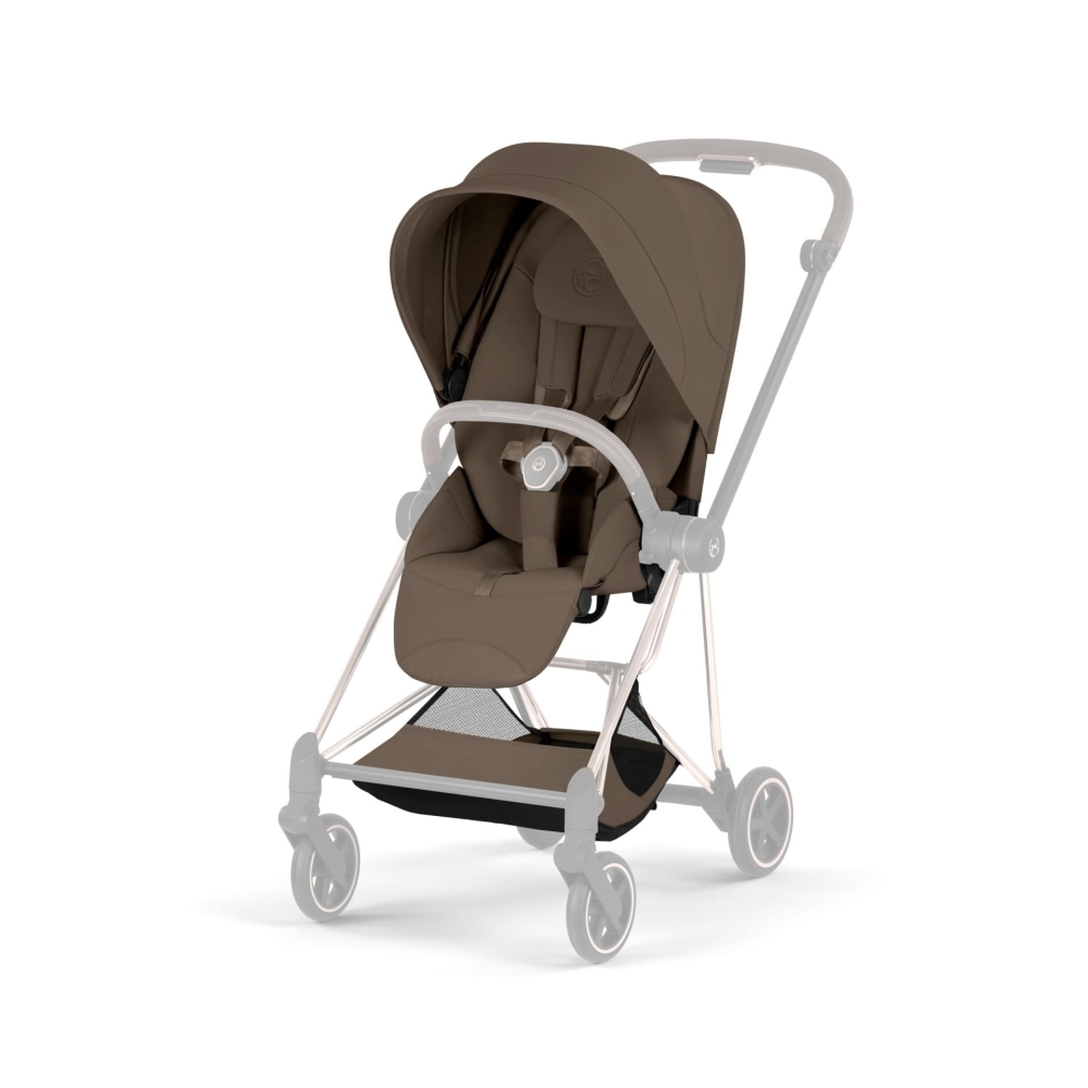 Sėdynės audinys Cybex MIOS Style, Coconut Brown-Vaikiški vežimėliai, Lopšiai ir rėmai-e-vaikas