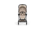 Universalus vežimėlis Cybex MIOS Comfort Matt Black 2in1, Cozy Beige-Vaikiški vežimėliai, Universalūs vežimėliai-e-vaikas