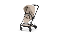 Universalus vežimėlis Cybex MIOS Comfort Matt Black 2in1, Cozy Beige-Vaikiški vežimėliai, Universalūs vežimėliai-e-vaikas