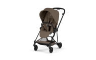 Universalus vežimėlis Cybex MIOS Comfort Matt Black 2in1, Coconut Brown-Vaikiški vežimėliai, Universalūs vežimėliai-e-vaikas
