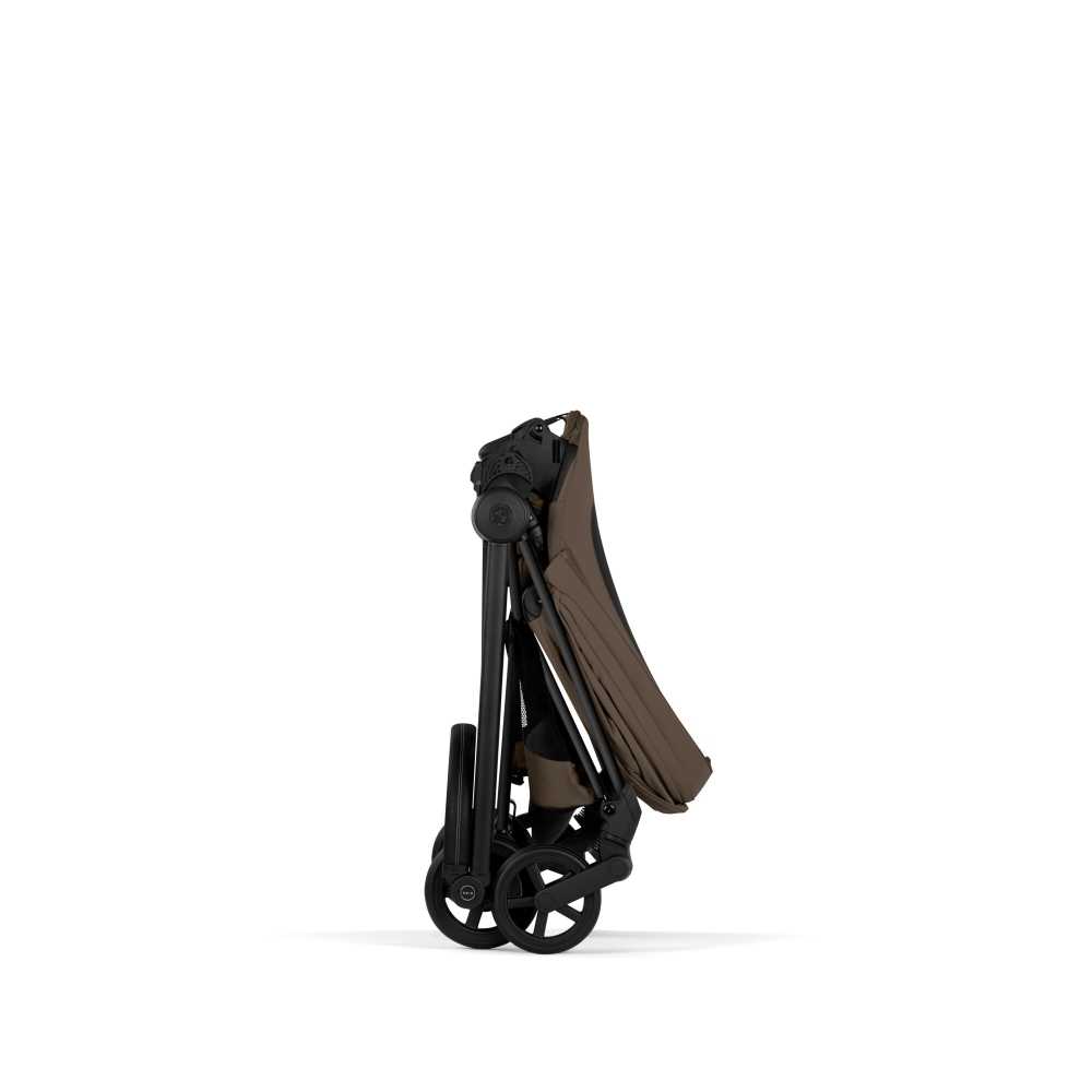 Universalus vežimėlis Cybex MIOS Comfort Matt Black 2in1, Coconut Brown-Vaikiški vežimėliai, Universalūs vežimėliai-e-vaikas