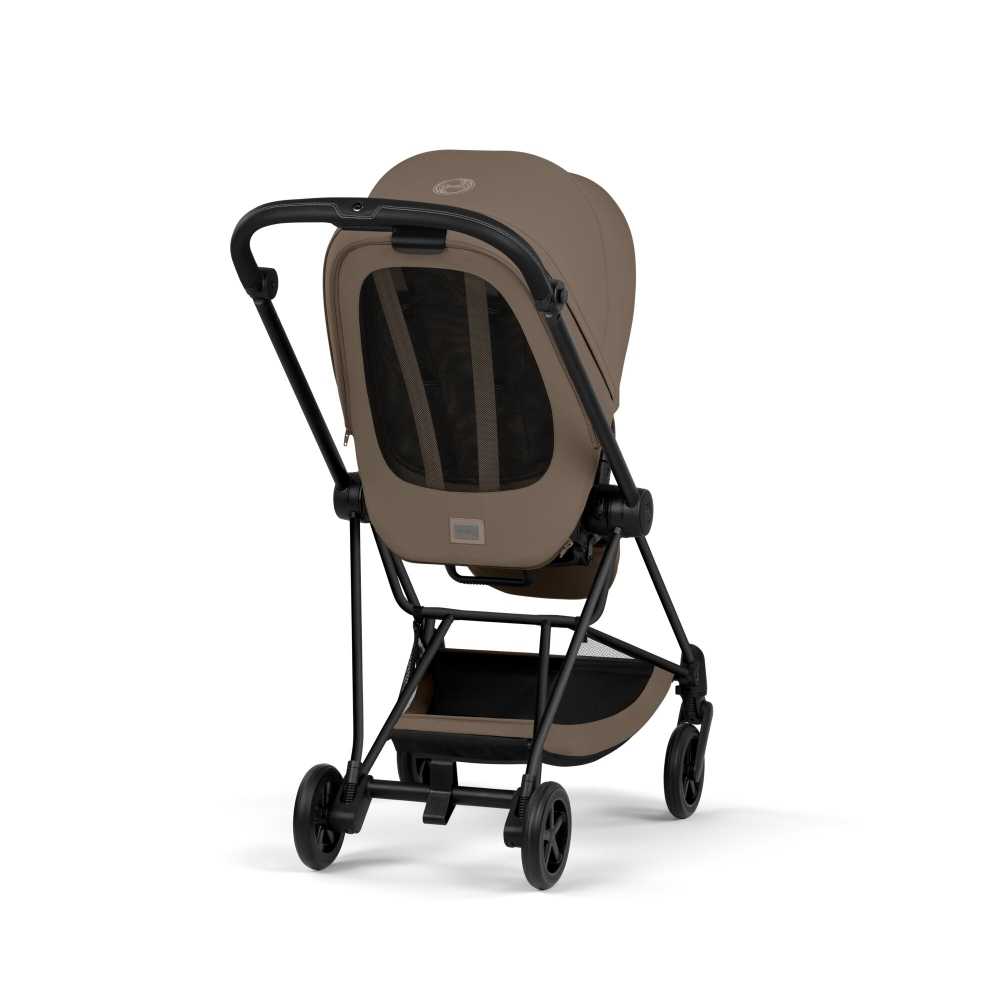 Universalus vežimėlis Cybex MIOS Comfort Matt Black 2in1, Coconut Brown-Vaikiški vežimėliai, Universalūs vežimėliai-e-vaikas