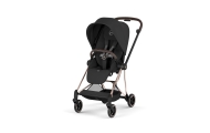 Universalus vežimėlis Cybex MIOS Comfort Rosegold 2in1, Sepia Black-Vaikiški vežimėliai, Universalūs vežimėliai-e-vaikas