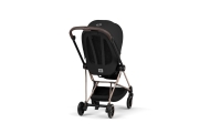 Universalus vežimėlis Cybex MIOS Comfort Rosegold 2in1, Sepia Black-Vaikiški vežimėliai, Universalūs vežimėliai-e-vaikas