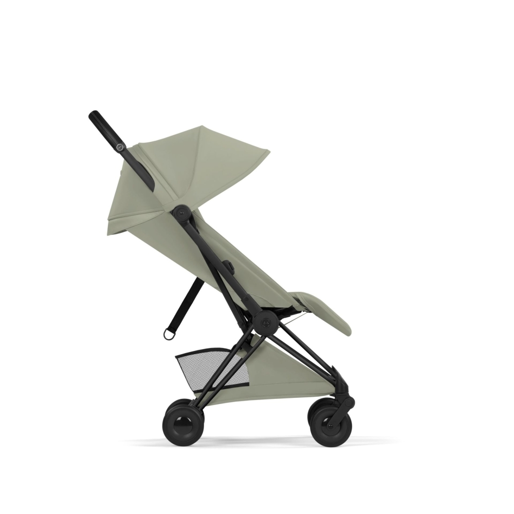 Sportinis vežimėlis Cybex COŸA Style Matt Black, Sage Green-Vaikiški vežimėliai, Sportiniai vežimėliai-e-vaikas