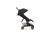 Sportinis vežimėlis Cybex COŸA Style Rosegold, Sepia Black-Vaikiški vežimėliai, Sportiniai vežimėliai-e-vaikas