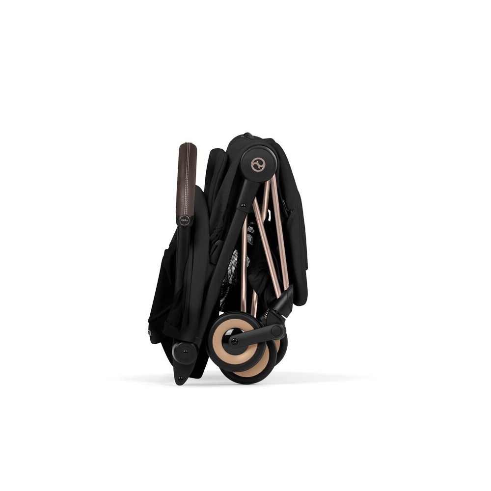 Sportinis vežimėlis Cybex COŸA Style Rosegold, Sepia Black-Vaikiški vežimėliai, Sportiniai vežimėliai-e-vaikas
