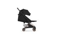 Sportinis vežimėlis Cybex COŸA Style Rosegold, Sepia Black-Vaikiški vežimėliai, Sportiniai vežimėliai-e-vaikas