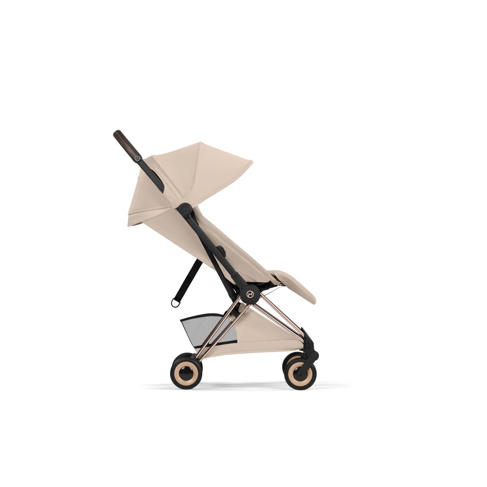 Sportinis vežimėlis Cybex COŸA Style Rosegold, Cozy Beige-Vaikiški vežimėliai, Sportiniai vežimėliai-e-vaikas
