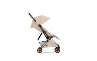 Sportinis vežimėlis Cybex COŸA Style Rosegold, Cozy Beige-Vaikiški vežimėliai, Sportiniai vežimėliai-e-vaikas