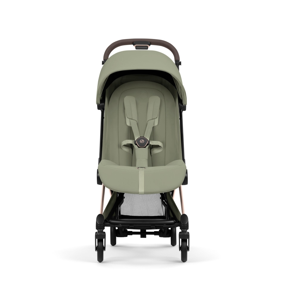 Sportinis vežimėlis Cybex COŸA Style Rosegold, Sage Green-Vaikiški vežimėliai, Sportiniai vežimėliai-e-vaikas