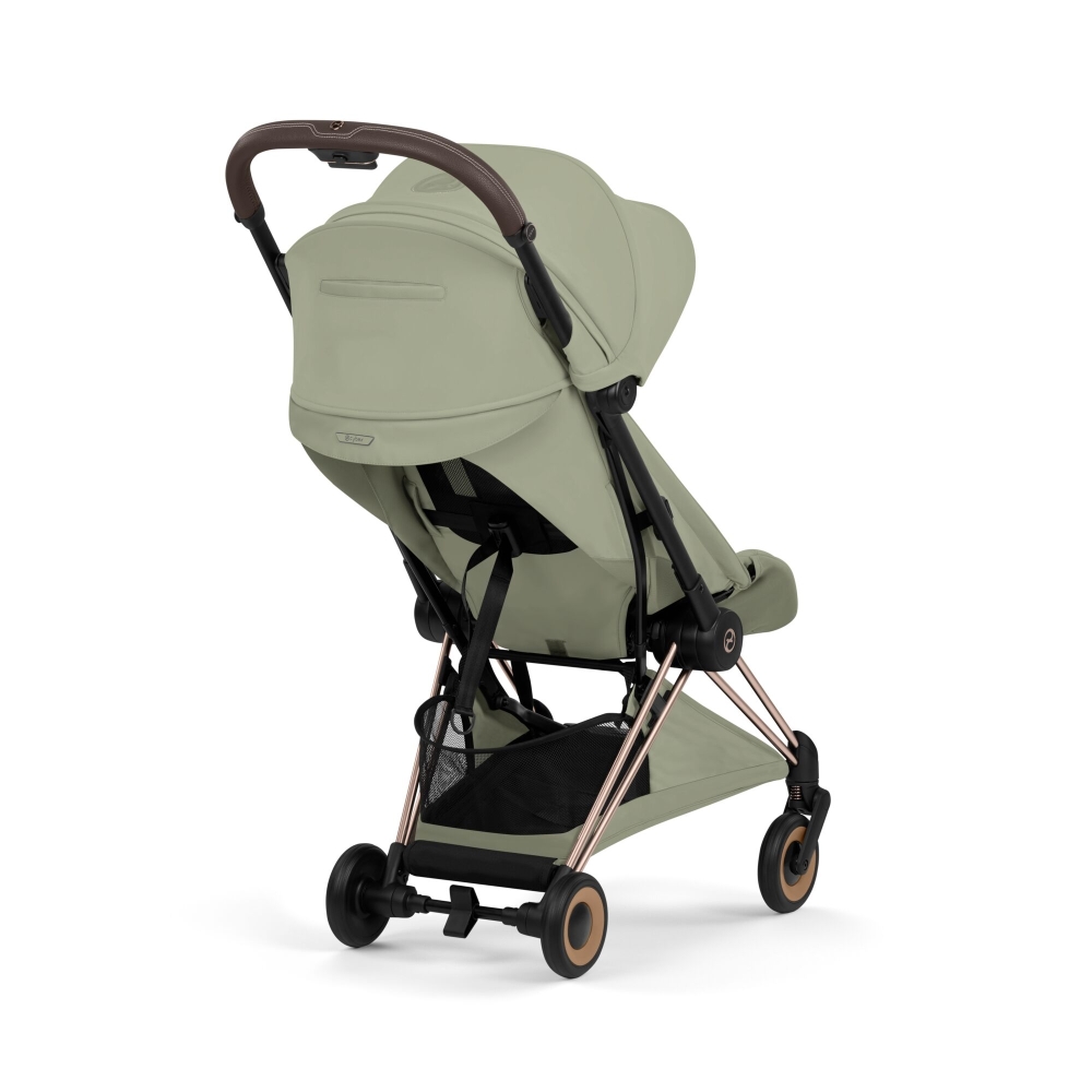 Sportinis vežimėlis Cybex COŸA Style Rosegold, Sage Green-Vaikiški vežimėliai, Sportiniai vežimėliai-e-vaikas
