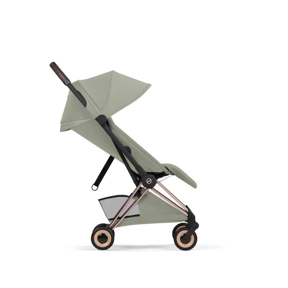 Sportinis vežimėlis Cybex COŸA Style Rosegold, Sage Green-Vaikiški vežimėliai, Sportiniai vežimėliai-e-vaikas