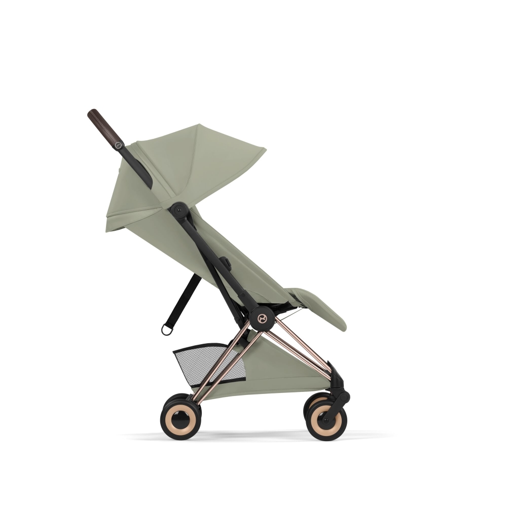 Sportinis vežimėlis Cybex COŸA Style Rosegold, Sage Green-Vaikiški vežimėliai, Sportiniai vežimėliai-e-vaikas