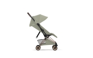 Sportinis vežimėlis Cybex COŸA Style Rosegold, Sage Green-Vaikiški vežimėliai, Sportiniai vežimėliai-e-vaikas