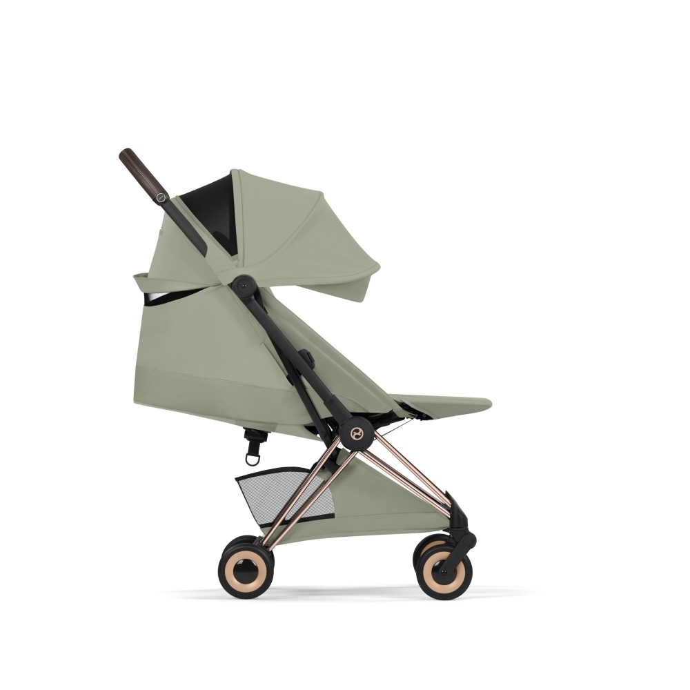 Sportinis vežimėlis Cybex COŸA Style Rosegold, Sage Green-Vaikiški vežimėliai, Sportiniai vežimėliai-e-vaikas