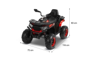 Elektrinis keturratis Toyz GIGANT, Green-Elektromobiliai vaikams, Keturračiai ir bagiai-e-vaikas