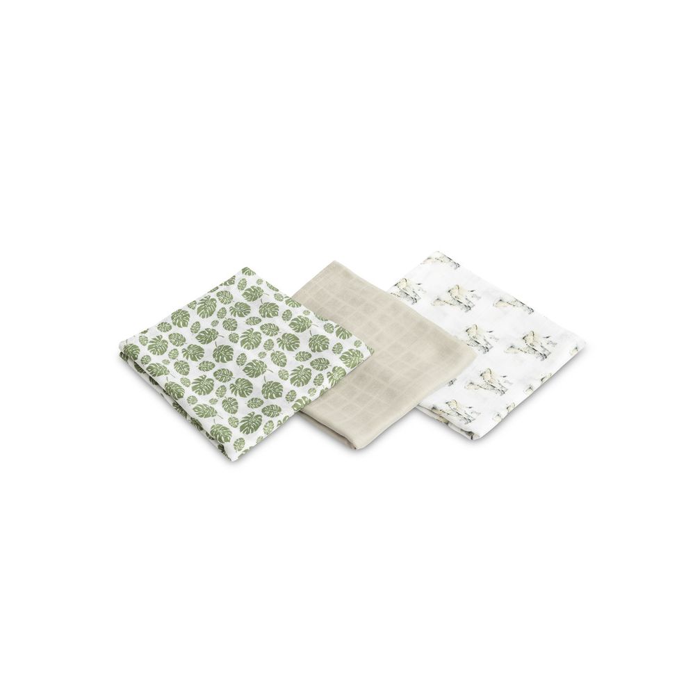 PIELUCHA BAMBUSOWA 3-pak SŁONIK GREY 70X80