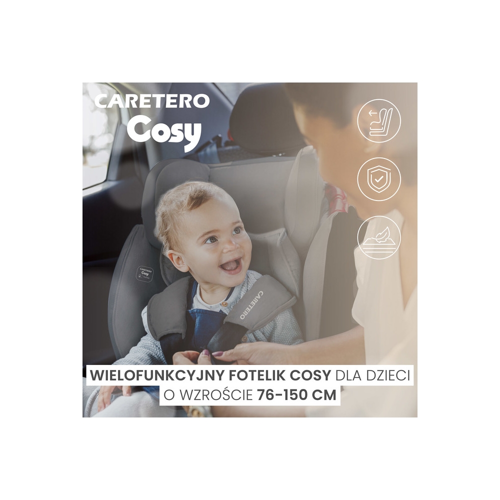 FOTELIK COSY I-SIZE TEAL (76-150)