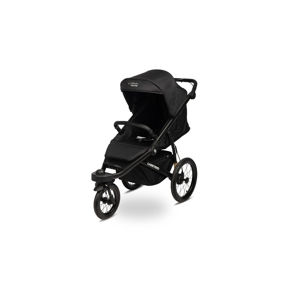 WÓZEK SPACEROWY LIMA DELUXE BLACK