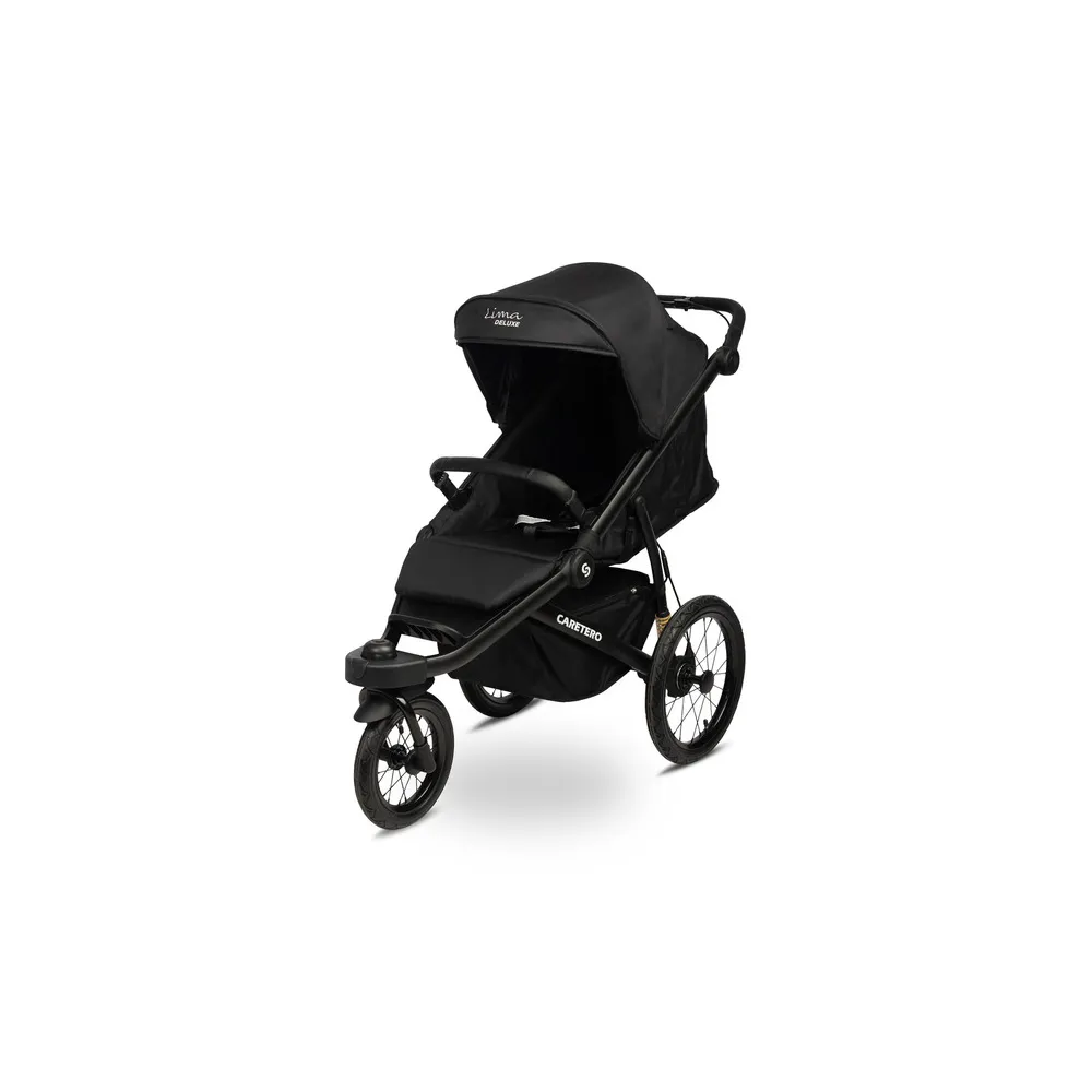WÓZEK SPACEROWY LIMA DELUXE BLACK