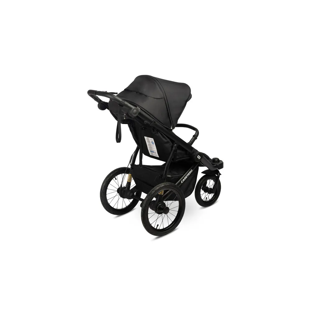 WÓZEK SPACEROWY LIMA DELUXE BLACK