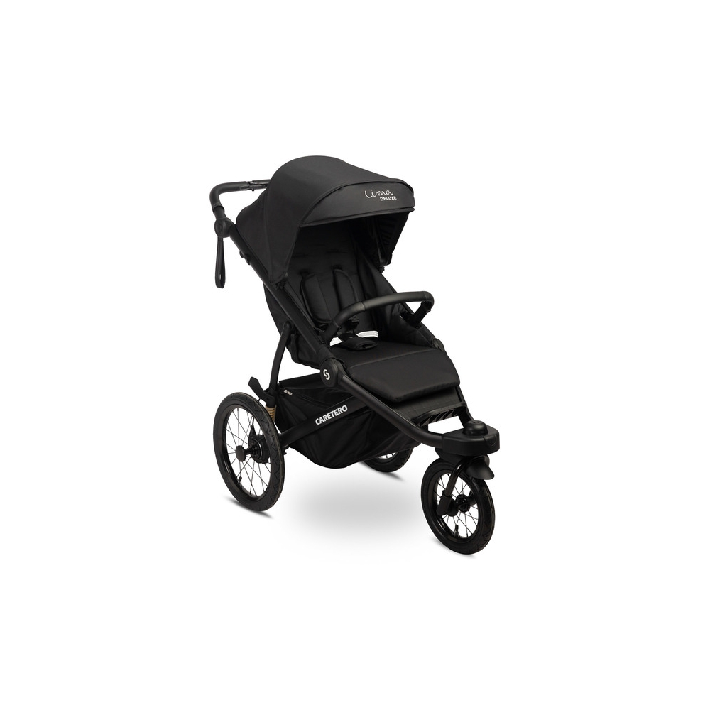 WÓZEK SPACEROWY LIMA DELUXE BLACK