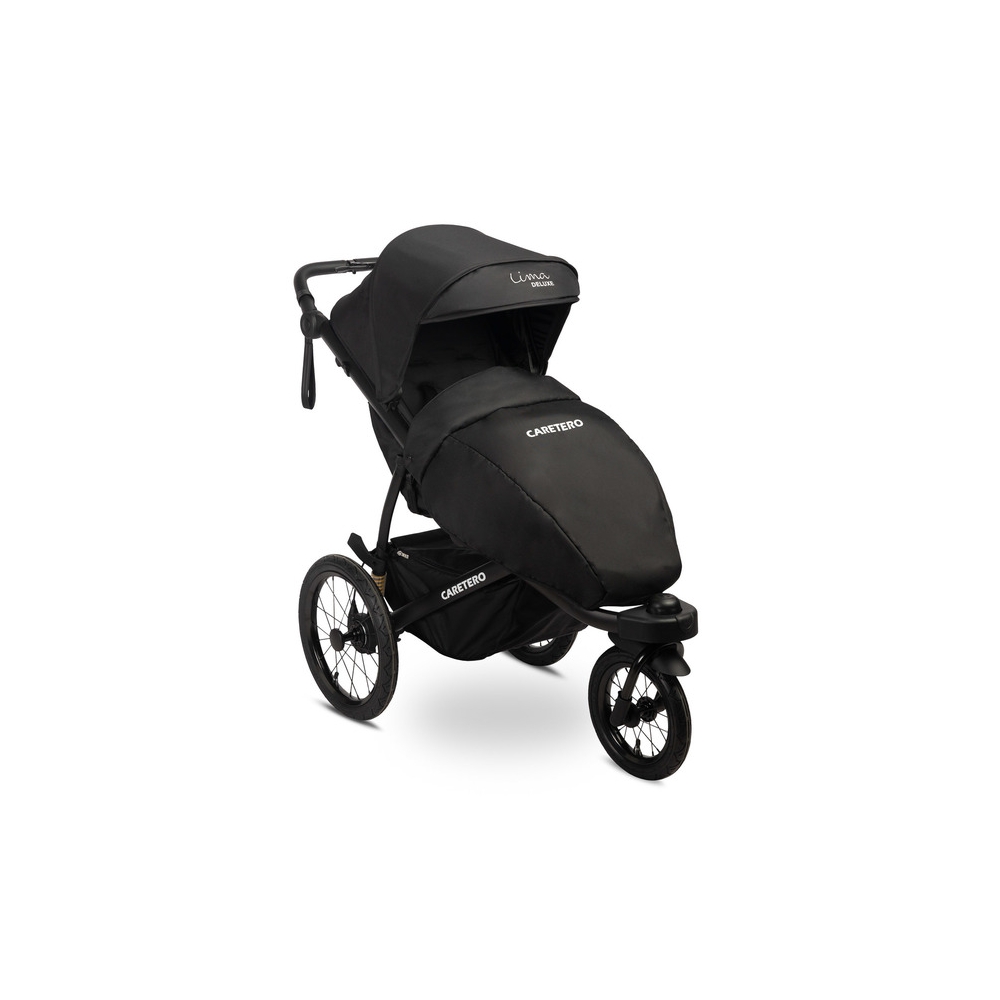 WÓZEK SPACEROWY LIMA DELUXE BLACK