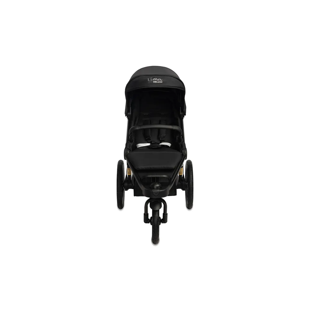 WÓZEK SPACEROWY LIMA DELUXE BLACK