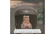 WÓZEK SPACEROWY LIMA DELUXE BLACK