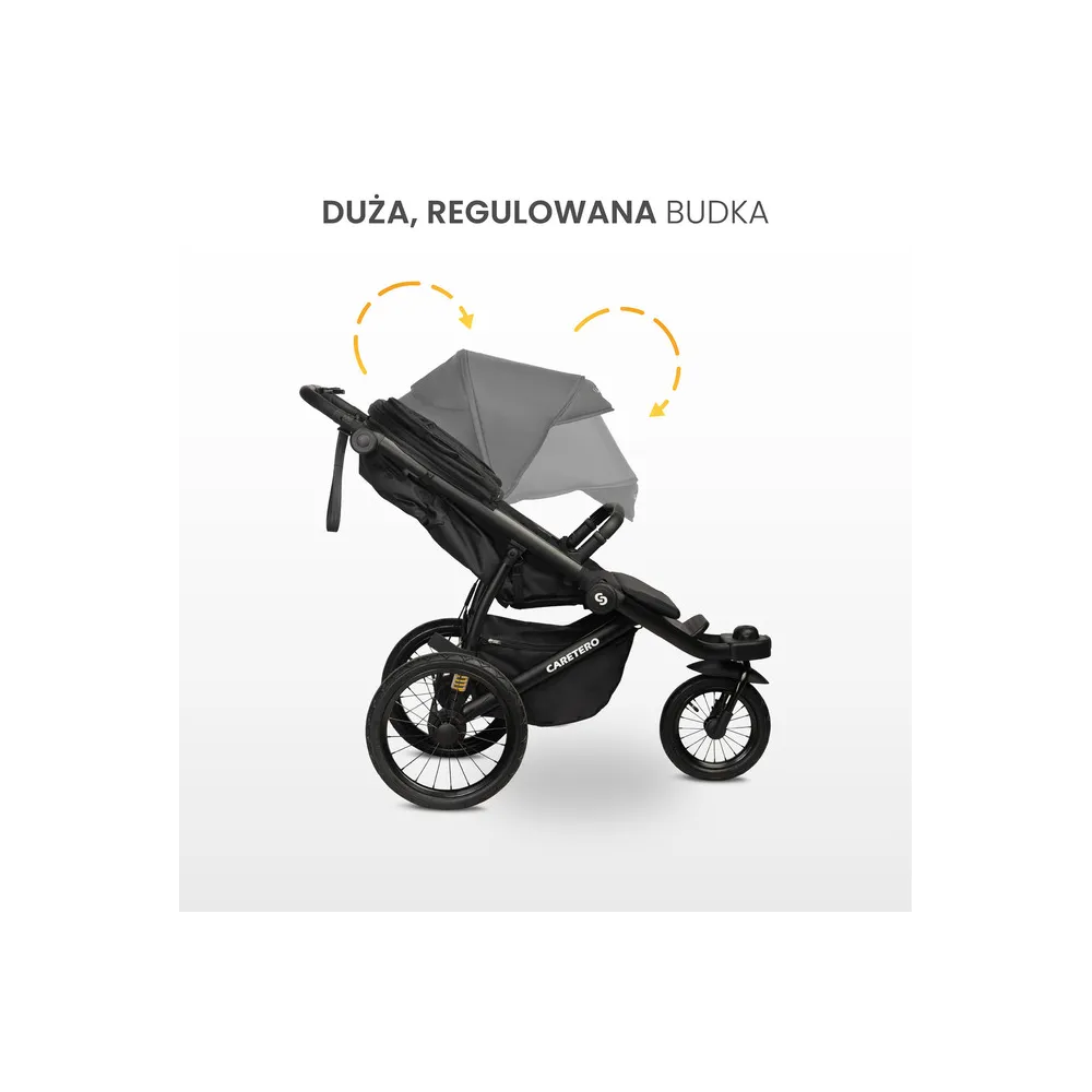 WÓZEK SPACEROWY LIMA DELUXE BLACK