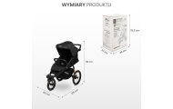 WÓZEK SPACEROWY LIMA DELUXE BLACK