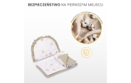 KOMPLET DO WÓZKA MUŚLIN TEDDY SZARY