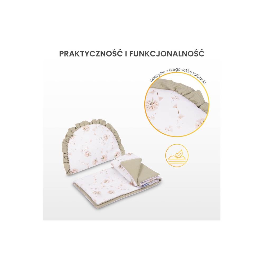 MUŠLINO TEDDY KOMPLEKTAS VEŽIMĖLIUI, PILKAS-Miegui, Patalynė vaikams ir kūdikiams, Pagalvės, antklodės-e-vaikas
