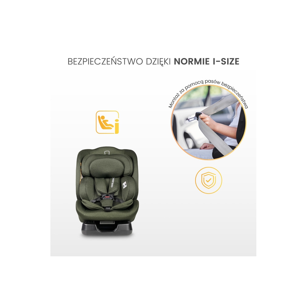 Automobilinė kėdutė MUNDI I-SIZE 40-150 cm, Black-Automobilinės kėdutės, 9-36 kg-e-vaikas