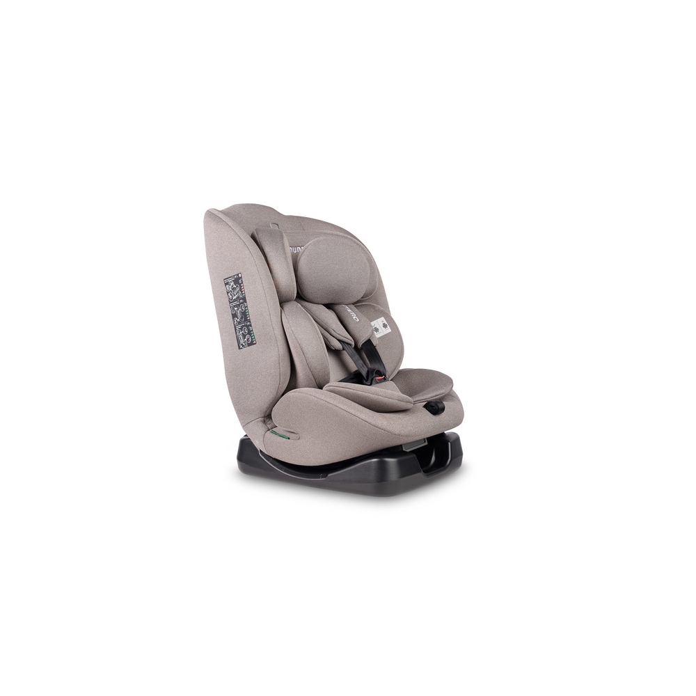 Automobilinė kėdutė MUNDI I-SIZE 40-150 cm, Beige-Automobilinės kėdutės, 9-36 kg-e-vaikas