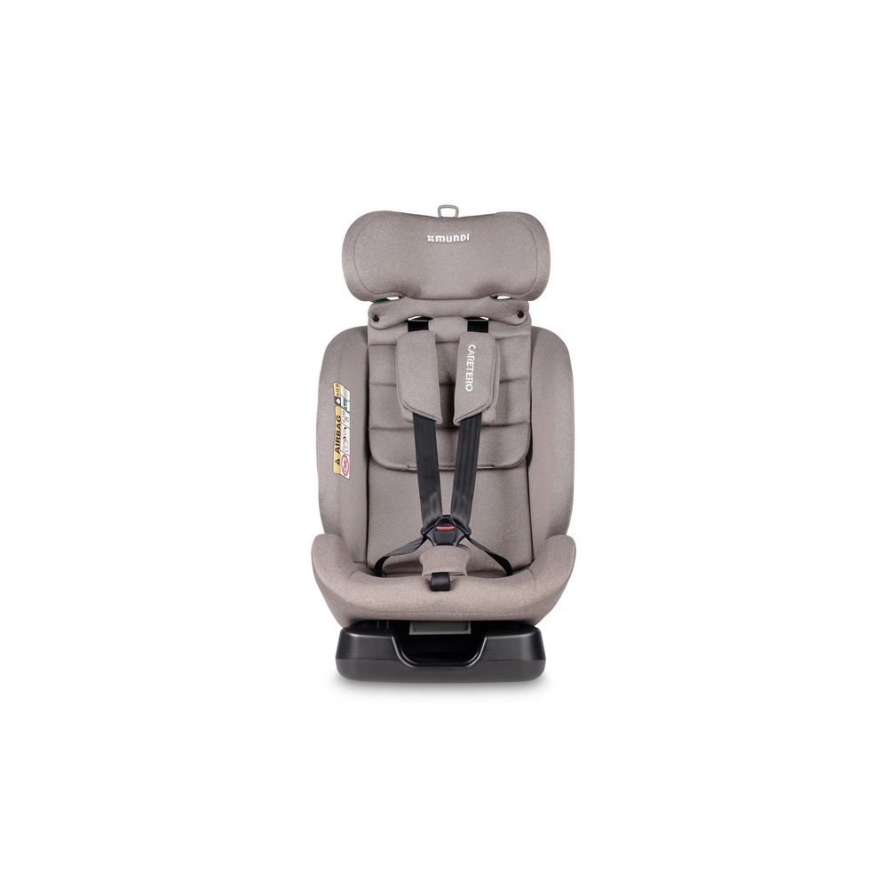 Automobilinė kėdutė MUNDI I-SIZE 40-150 cm, Beige-Automobilinės kėdutės, 9-36 kg-e-vaikas
