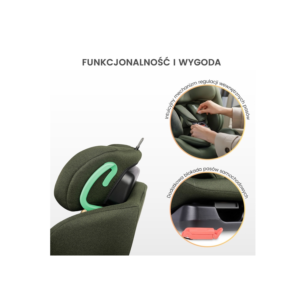 Automobilinė kėdutė MUNDI I-SIZE 40-150 cm, Beige-Automobilinės kėdutės, 9-36 kg-e-vaikas