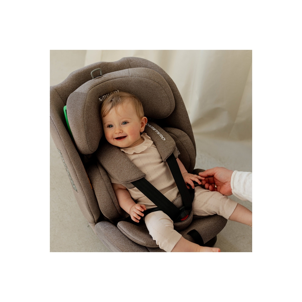 Automobilinė kėdutė MUNDI I-SIZE 40-150 cm, Beige-Automobilinės kėdutės, 9-36 kg-e-vaikas