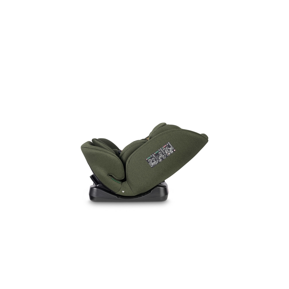 Automobilinė kėdutė MUNDI I-SIZE 40-150 cm, Green-Automobilinės kėdutės, 9-36 kg-e-vaikas