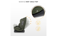 Automobilinė kėdutė MUNDI I-SIZE 40-150 cm, Green-Automobilinės kėdutės, 9-36 kg-e-vaikas