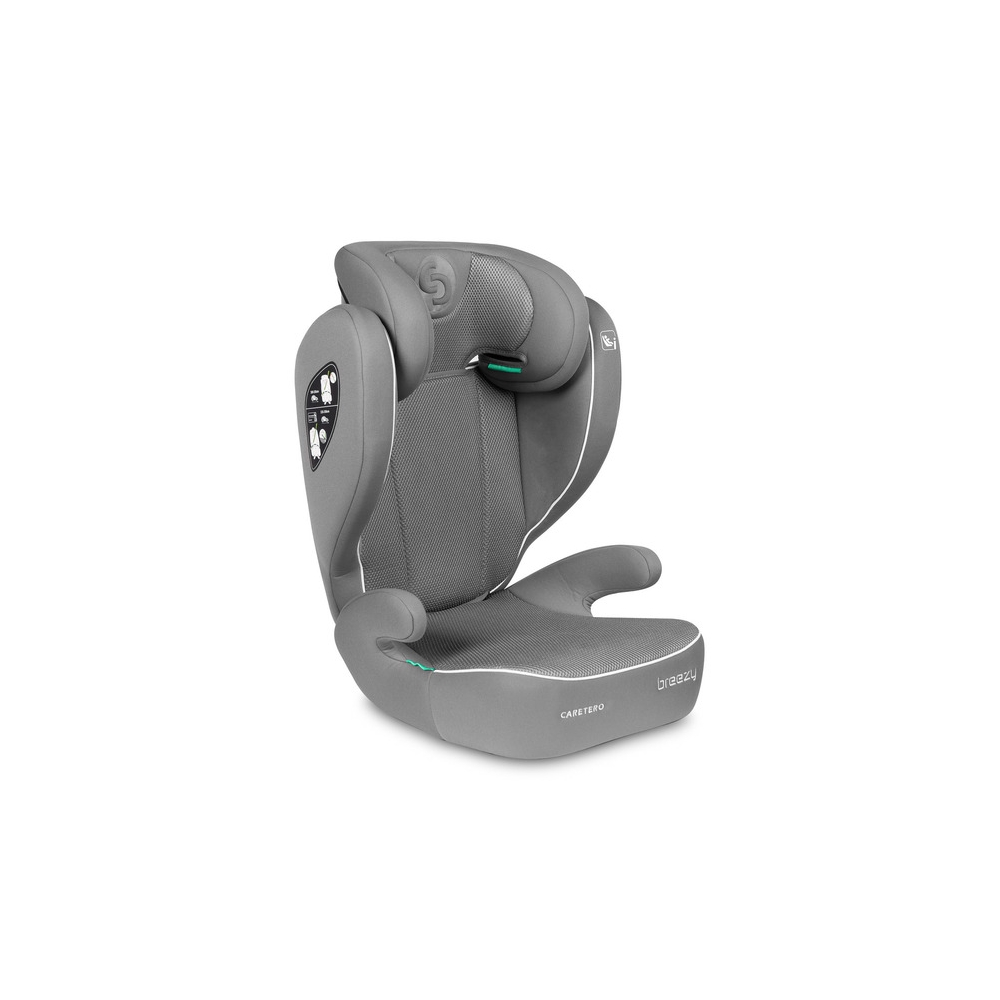 Automobilinė kėdutė Caretero BREEZY I-Size 15-36 kg, Grey-Automobilinės kėdutės, 15-36 kg-e-vaikas