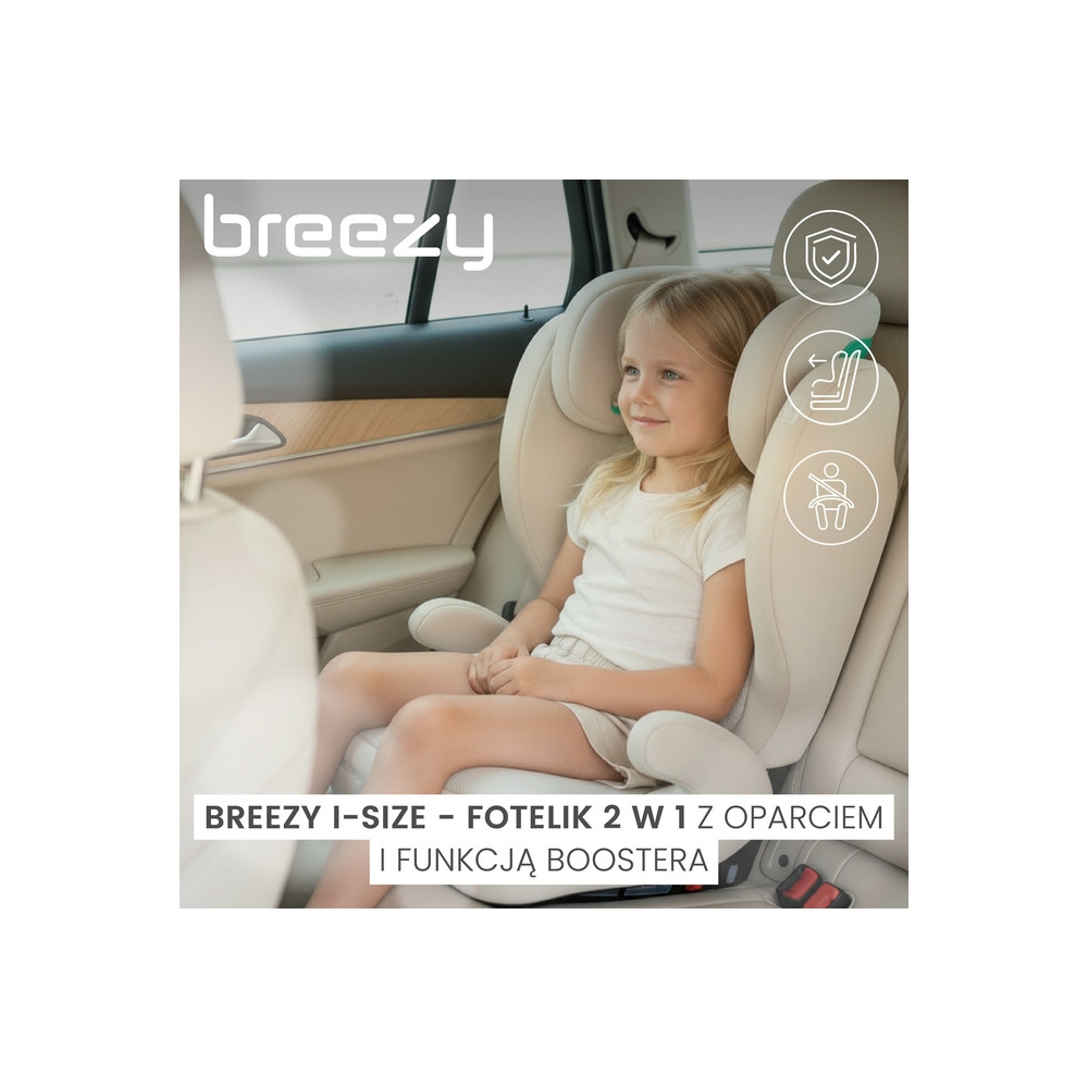 FOTELIK BREEZY BEIGE (100-150cm)