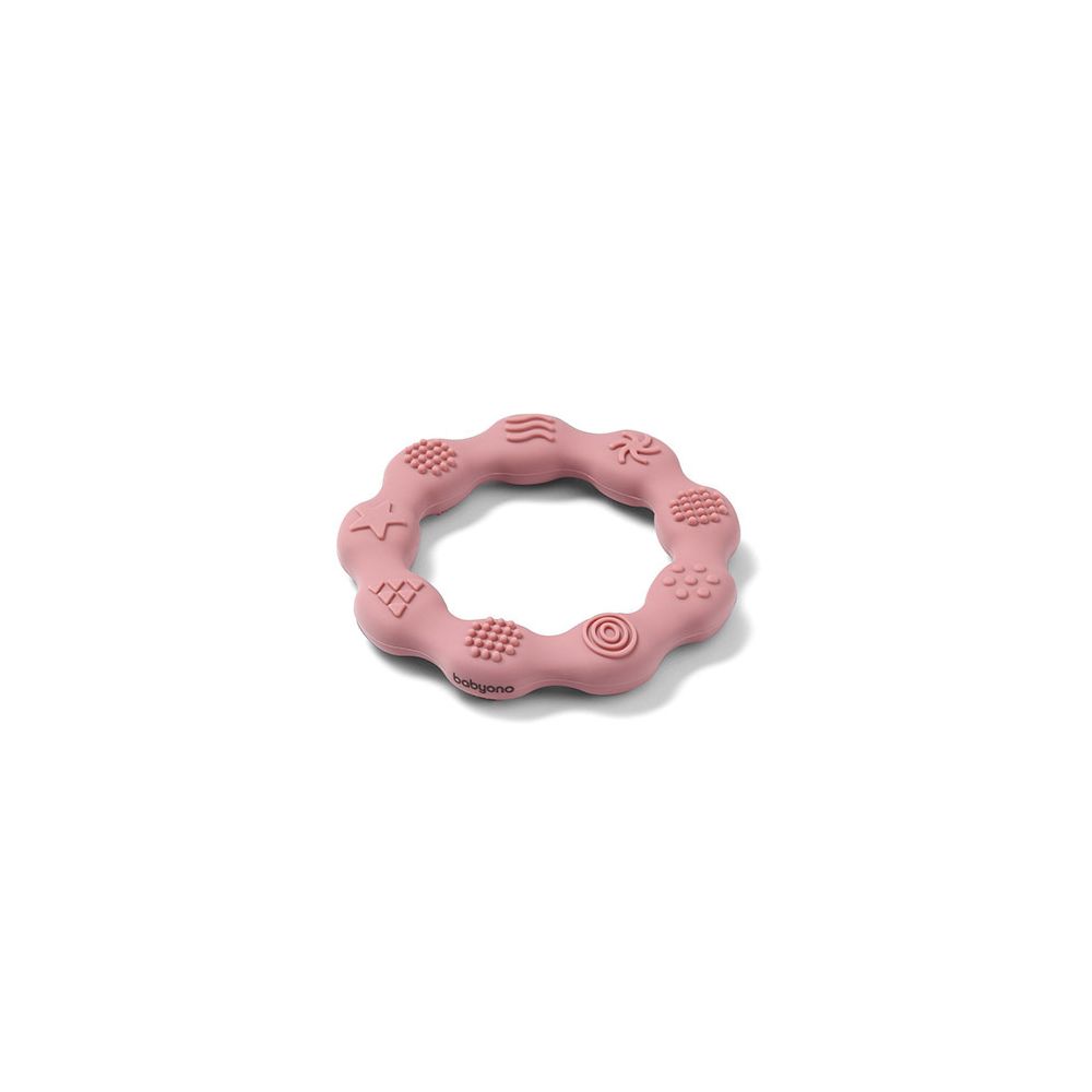 825/02 GRYZAK SILIKONOWY RING RÓŻOWY