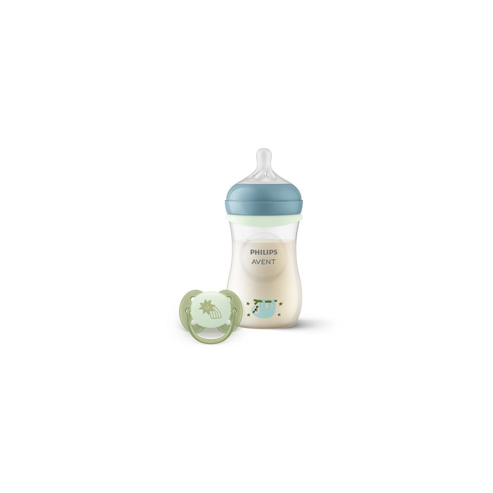 SCD838/17 BUTELKA 260ML NIGHT + SMOCZEK RESPONSYWNY NIGHT NATURAL