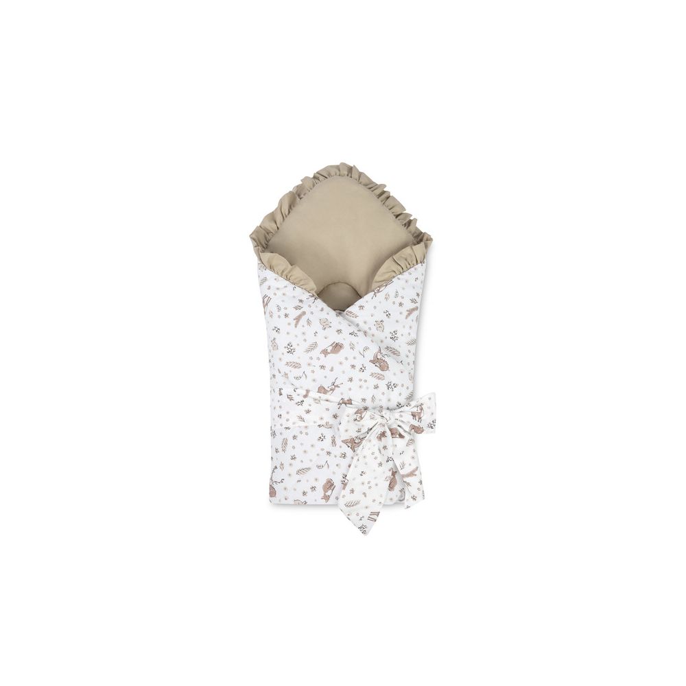 ROŻEK BAWEŁNA FOREST BEIGE 75X75